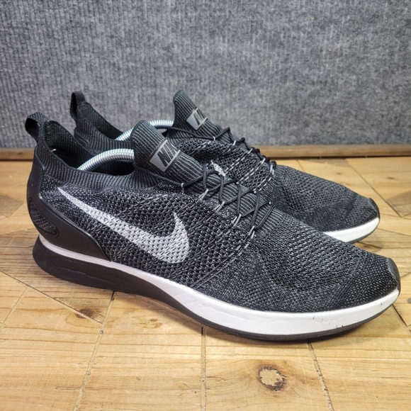 Nike Zoom Mariah Flyknit Racer Sneakers Men's 13 Black Shoes Running 918264-010